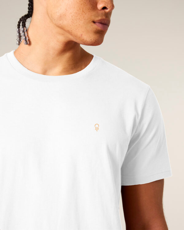 Camiseta unisex - Bordado Icono Medusa - Medusa HEXA - color Blanco - 67 - Imagen 3